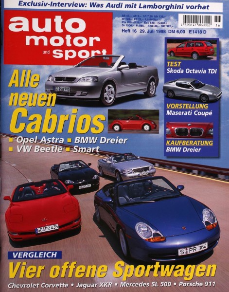 Auto Motor Sport, 29.07.1998 bis 11.08.1998
