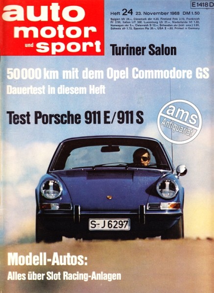 Auto Motor Sport, 23.11.1968 bis 06.12.1968