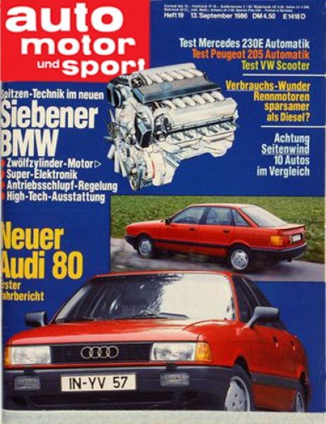 Auto Motor Sport, 13.09.1986 bis 26.09.1986