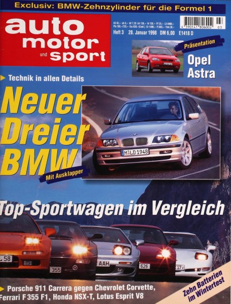 Auto Motor Sport, 28.01.1998 bis 10.02.1998