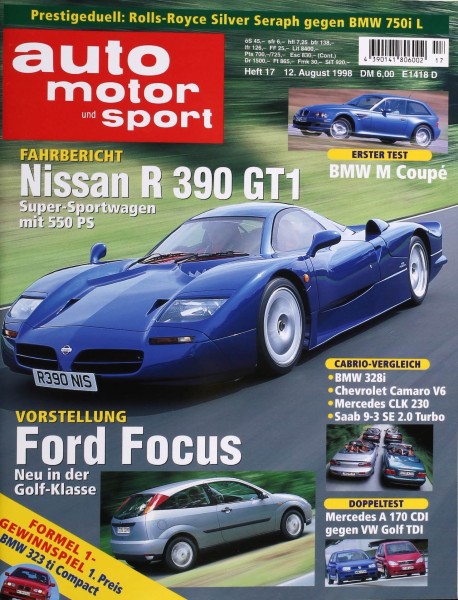 Auto Motor Sport, 12.08.1998 bis 25.08.1998