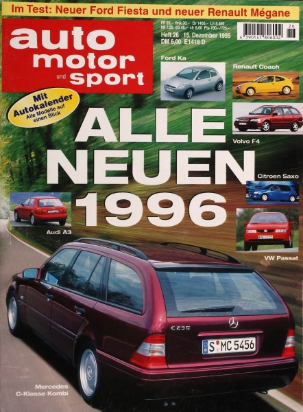 Auto Motor Sport, 15.12.1995 bis 28.12.1995