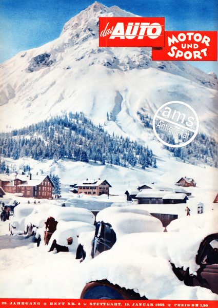 2/1952: Testbericht: Citroen 15 Six; Berichte: Ford Taunus 12 M; Bericht: Chrysler K 310; Internationales Motorsport Echo; Italienisches Tagebuch; Mit dem Motorrad nach Sizilien