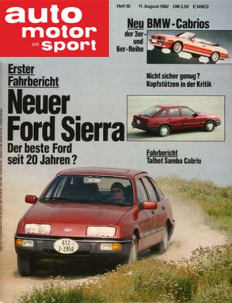Auto Motor Sport, 11.08.1982 bis 24.08.1982