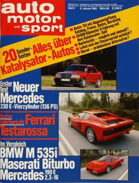 Auto Motor Sport, 09.01.1985 bis 22.01.1985