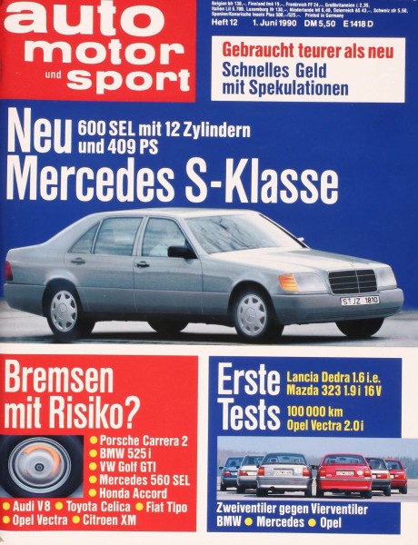 Auto Motor Sport, 01.06.1990 bis 14.06.1990