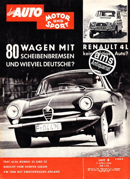 Auto Motor Sport, 07.04.1962 bis 20.04.1962