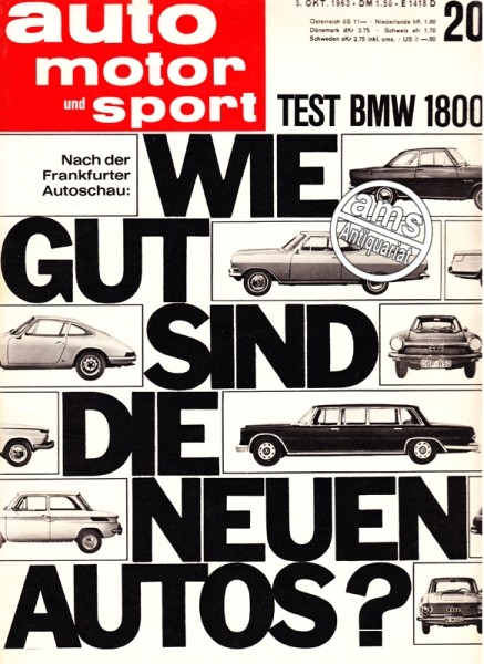 Auto Motor Sport, 05.10.1963 bis 18.10.1963