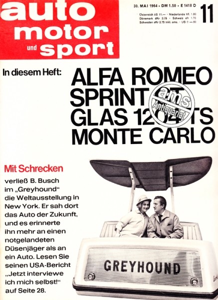 Auto Motor Sport, 30.05.1964 bis 12.06.1964