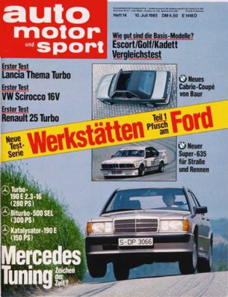 Auto Motor Sport, 10.07.1985 bis 23.07.1985