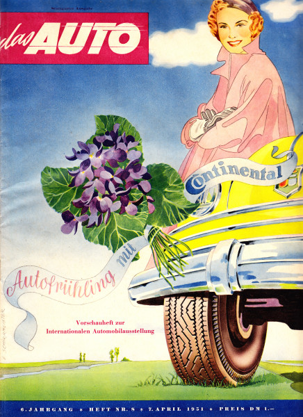 Int. Automobilausstellung Frankfurt a. M. (Vorschauheft) 1951, Zeitung 7.4.1951