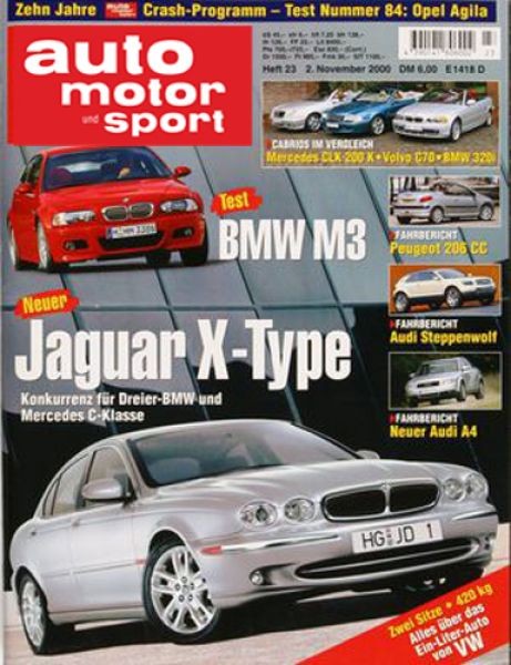 Neuer Jaguar X-Type, Testbericht: BMW M3