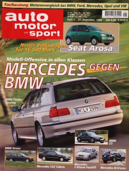 Auto Motor Sport, 27.12.1996 bis 09.01.1997