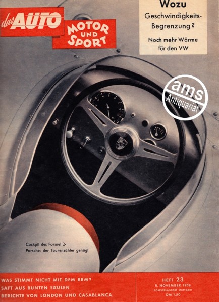 Auto Motor Sport, 08.11.1958 bis 21.11.1958