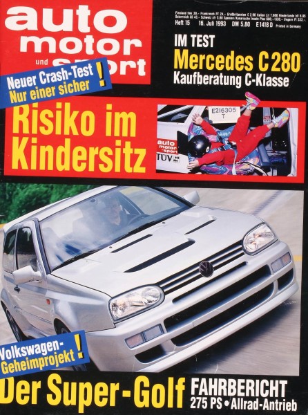 Auto Motor Sport, 16.07.1993 bis 29.07.1993