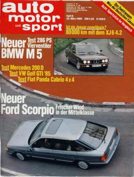 Auto Motor Sport, 20.03.1985 bis 02.04.1985