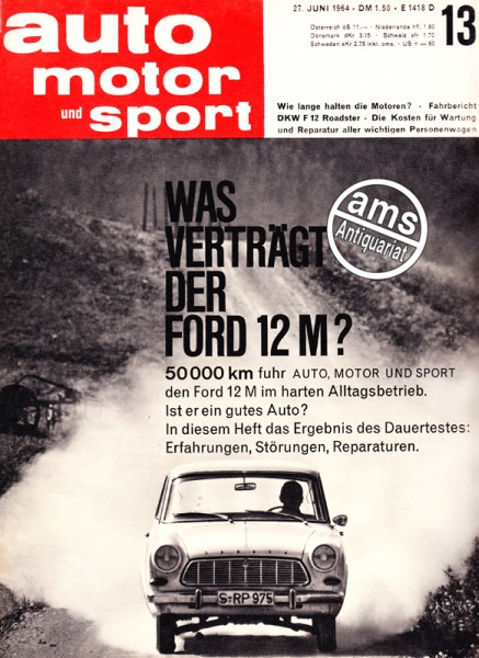 Auto Motor Sport, 27.06.1964 bis 10.07.1964