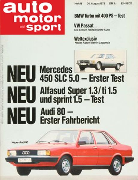 Auto Motor Sport, 30.08.1978 bis 12.09.1978