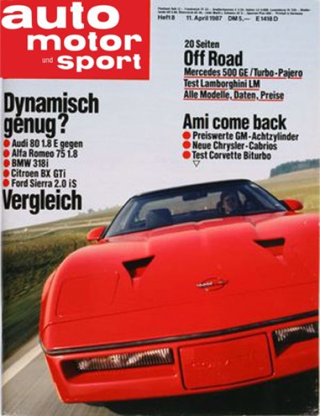 Auto Motor Sport, 11.04.1987 bis 24.04.1987