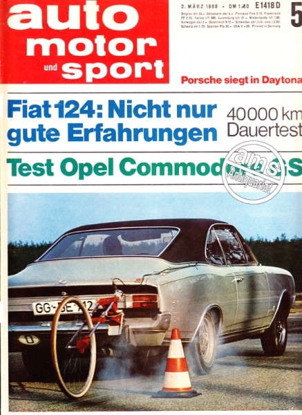 Auto Motor Sport, 02.03.1968 bis 15.03.1968
