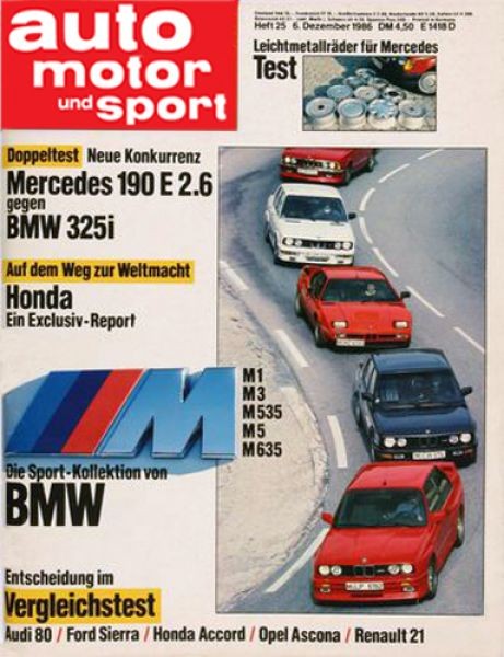 Auto Motor Sport, 06.12.1986 bis 19.12.1986