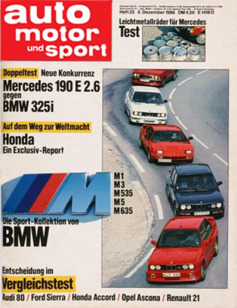 Auto Motor Sport, 06.12.1986 bis 19.12.1986
