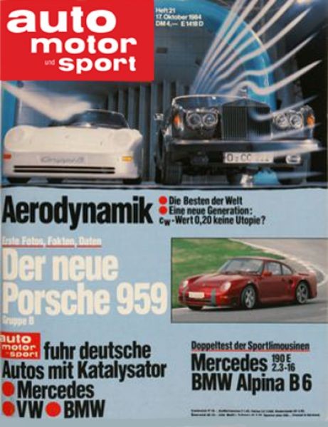 Auto Motor Sport, 17.10.1984 bis 30.10.1984