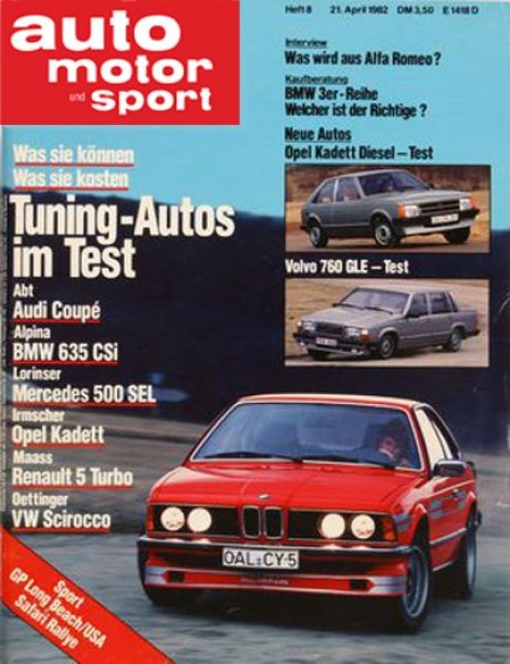 Auto Motor Sport, 21.04.1982 bis 04.05.1982