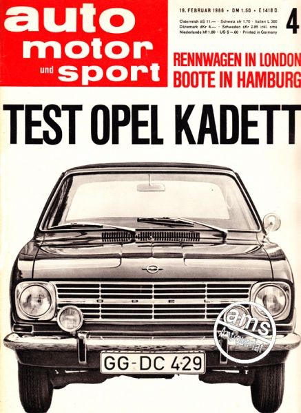 Auto Motor Sport, 19.02.1966 bis 04.03.1966