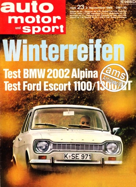 Auto Motor Sport, 09.11.1968 bis 22.11.1968