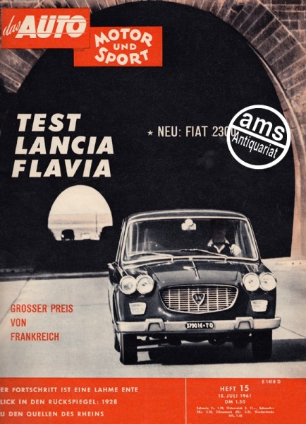 Auto Motor Sport, 15.07.1961 bis 28.07.1961