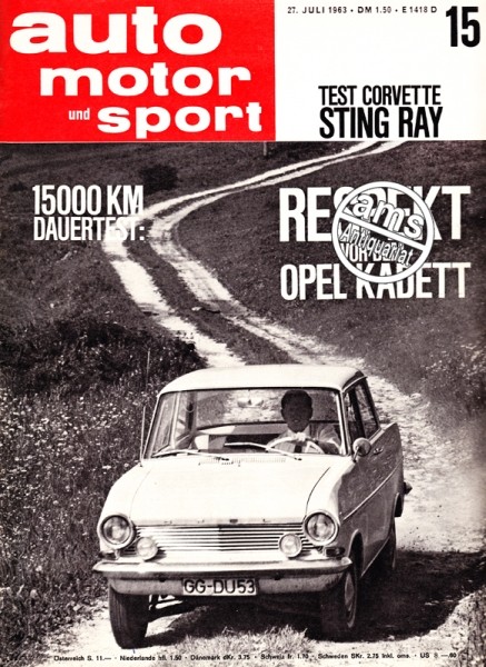 Auto Motor Sport, 27.07.1963 bis 09.08.1963