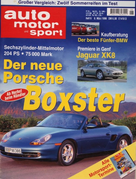 Auto Motor Sport, 08.03.1996 bis 21.03.1996