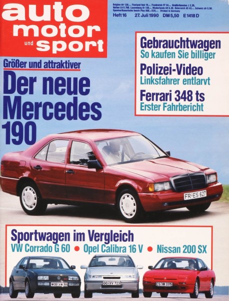 Auto Motor Sport, 27.07.1990 bis 09.08.1990