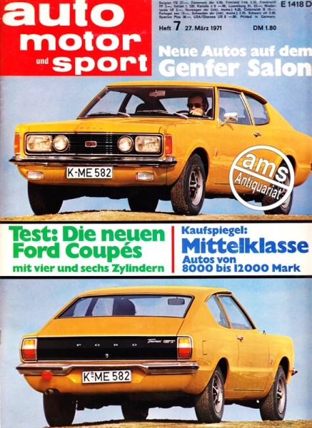 Auto Motor Sport, 27.03.1971 bis 09.04.1971