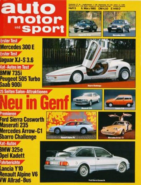 Auto Motor Sport, 06.03.1985 bis 19.03.1985