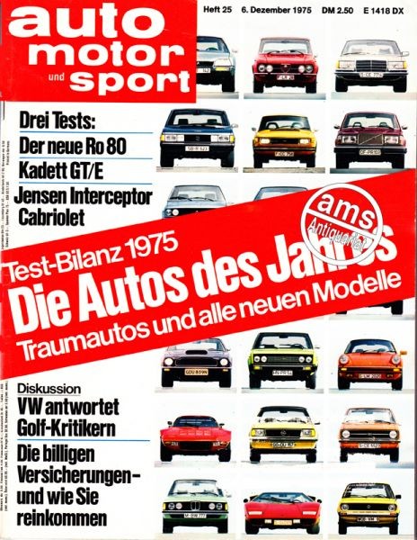 Auto Motor Sport, 06.12.1975 bis 19.12.1975