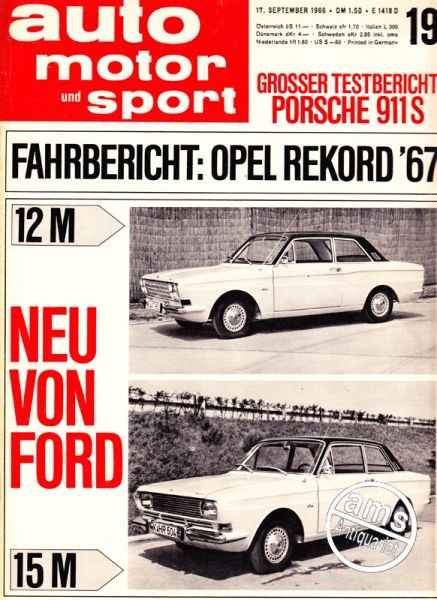 Auto Motor Sport, 17.09.1966 bis 30.09.1966