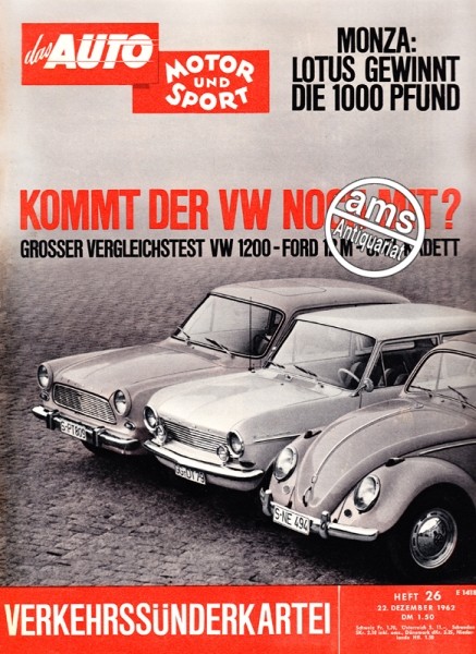 Auto Motor Sport, 22.12.1962 bis 04.01.1963