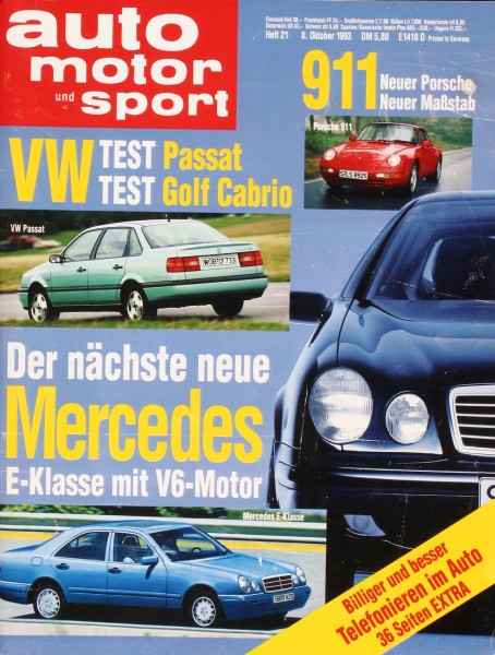 Auto Motor Sport, 08.10.1993 bis 21.10.1993