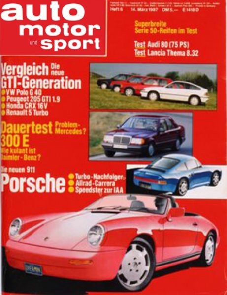 Auto Motor Sport, 14.03.1987 bis 27.03.1987