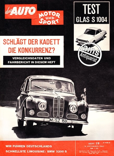 Auto Motor Sport, 08.09.1962 bis 21.09.1962