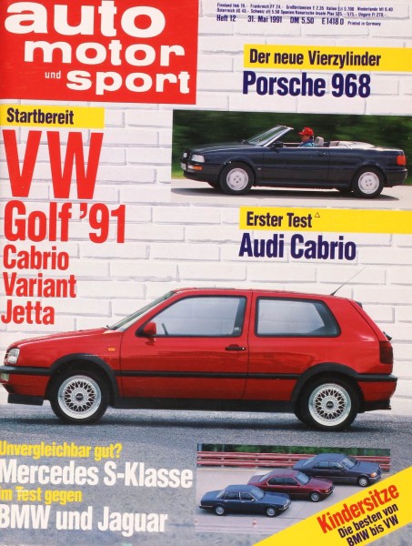 Auto Motor Sport, 31.05.1991 bis 13.06.1991