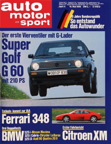 Auto Motor Sport, 19.05.1989 bis 01.06.1989