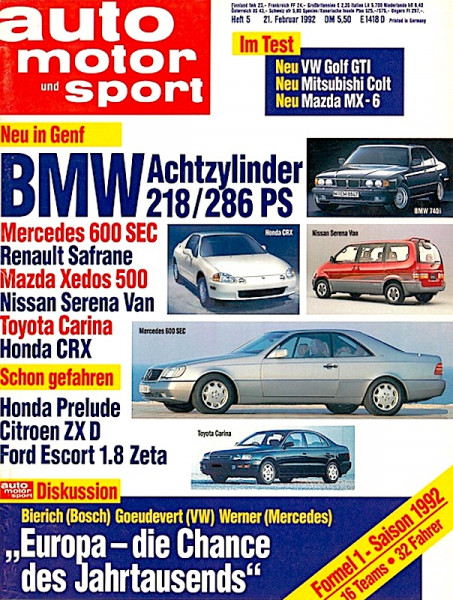 Neu in Genf: BMW Achtzylinder 218 mit 286 PS