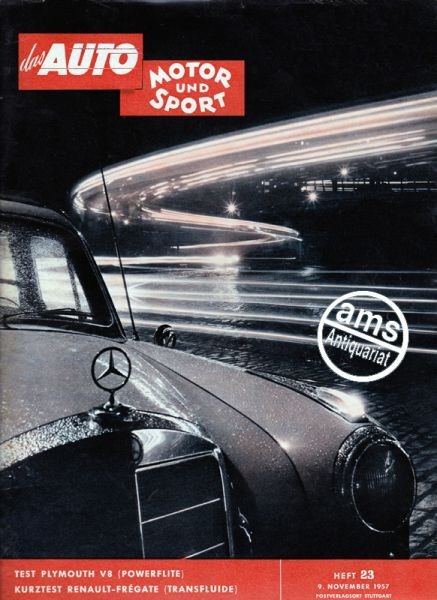 Auto Motor Sport, 09.11.1957 bis 22.11.1957