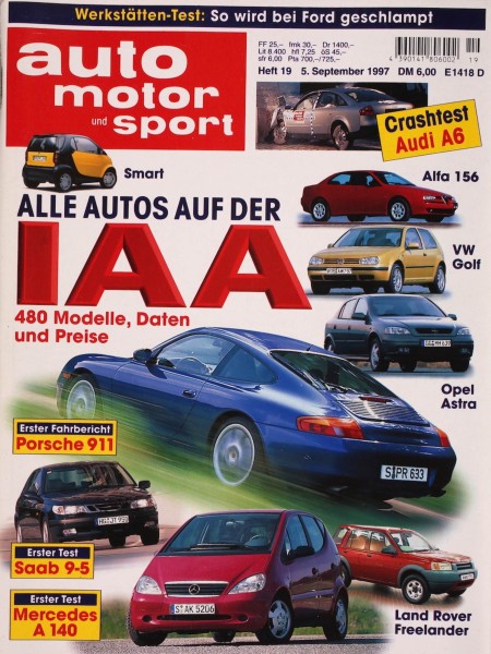 Auto Motor Sport, 05.09.1997 bis 18.09.1997