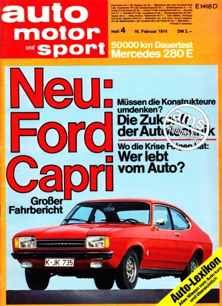 Auto Motor Sport, 16.02.1974 bis 01.03.1974