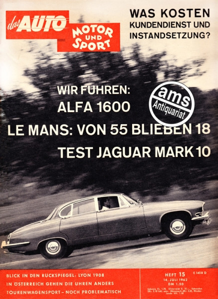 Auto Motor Sport, 14.07.1962 bis 27.07.1962