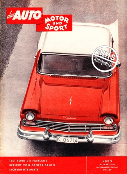 Auto Motor Sport, 30.03.1957 bis 12.04.1957